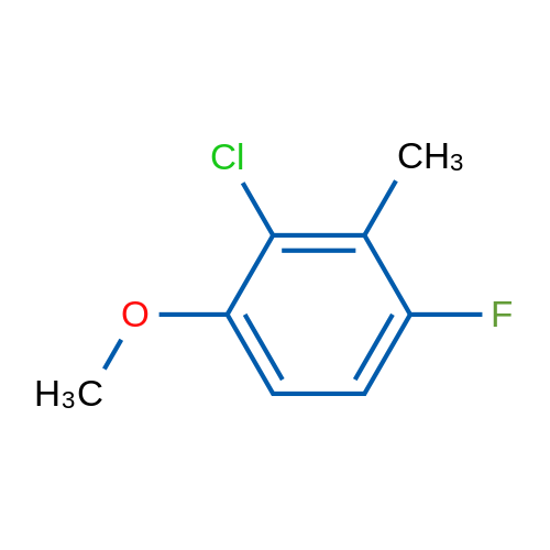 2-Chloro-4-fluoro-1-methoxy-3-methylbenzene 1g