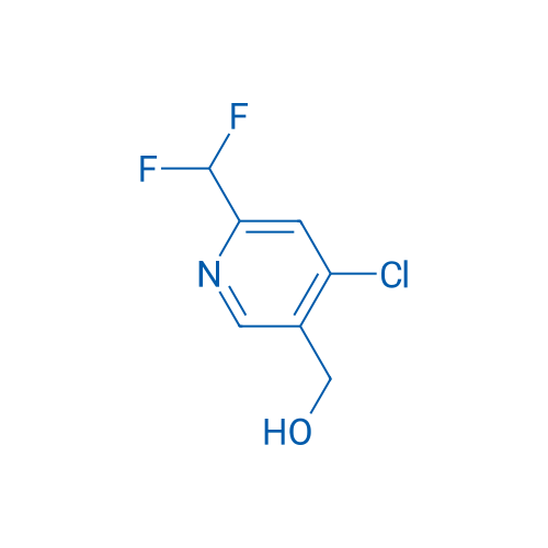 (4-Chloro-6-(difluoromethyl)pyridin-3-yl)methanol 250mg