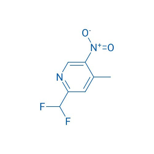 2-(Difluoromethyl)-4-methyl-5-nitropyridine 250mg