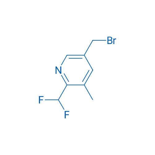 5-(Bromomethyl)-2-(difluoromethyl)-3-methylpyridine 1g