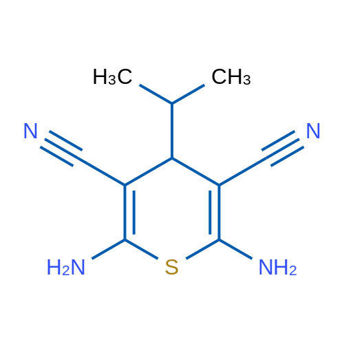 2,6-Diamino-4-isopropyl-4H-thiopyran-3,5-dicarbonitrile 1g