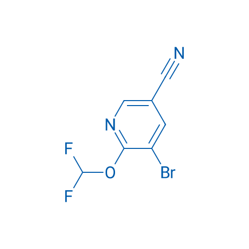 5-Bromo-6-(difluoromethoxy)nicotinonitrile 25mg