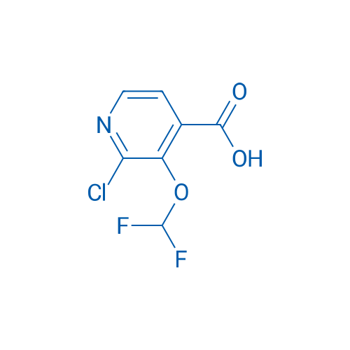 2-Chloro-3-(difluoromethoxy)isonicotinic acid 1g