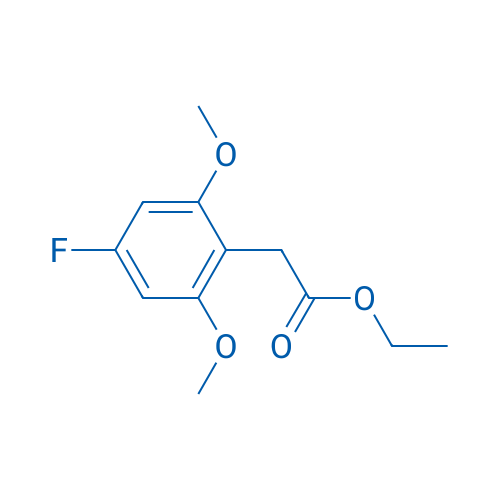 ETHYL 2-(4-FLUORO-2,6-DIMETHOXYPHENYL)ACETATE 1g