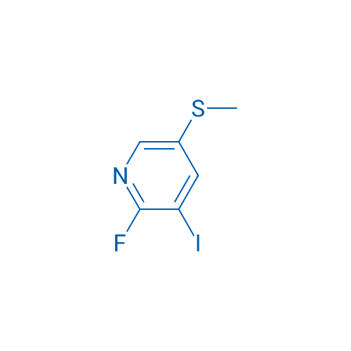 2-Fluoro-3-iodo-5-(methylthio)pyridine 250mg