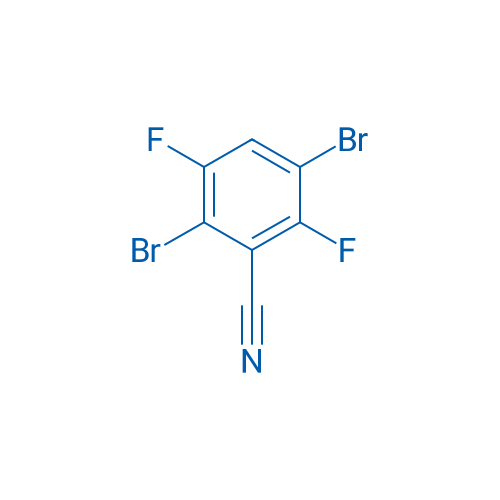 2,5-Dibromo-3,6-difluorobenzonitrile 250mg