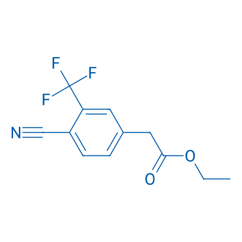 Ethyl 4-cyano-3-(trifluoromethyl)phenyacetate 1g