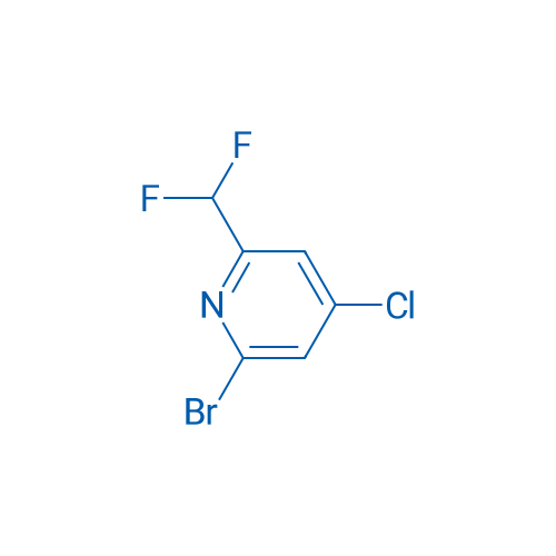 2-Bromo-4-chloro-6-(difluoromethyl)pyridine 1g