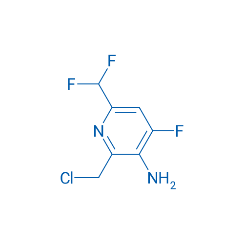 2-(Chloromethyl)-6-(difluoromethyl)-4-fluoropyridin-3-amine 250mg