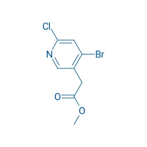 Methyl 2-(4-bromo-6-chloropyridin-3-yl)acetate 250mg