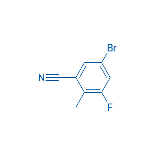 5-Bromo-3-fluoro-2-methylbenzonitrile 250mg