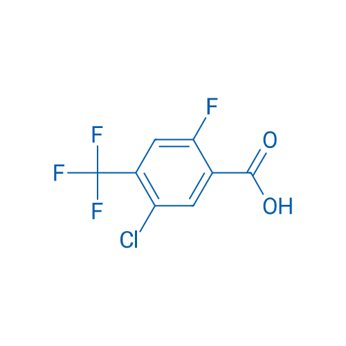 5-Chloro-2-fluoro-4-(trifluoromethyl)benzoic acid 250mg