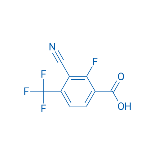 3-CYANO-2-FLUORO-4-(TRIFLUOROMETHYL)BENZOIC ACID 1g