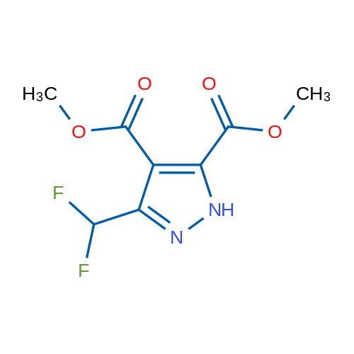 Dimethyl 3-(difluoromethyl)-1H-pyrazole-4,5-dicarboxylate 1g
