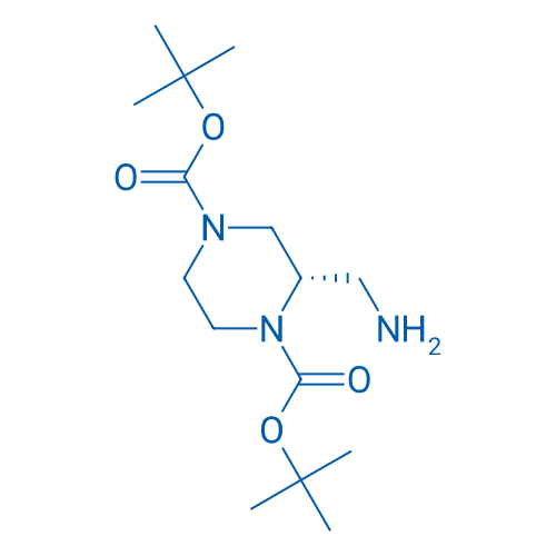 Di-tert-butyl (S)-2-(aminomethyl)piperazine-1,4-dicarboxylate 50mg