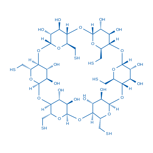 Hexakis-(6-Mercapto-6-deoxy)-α-Cyclodextrin 1g