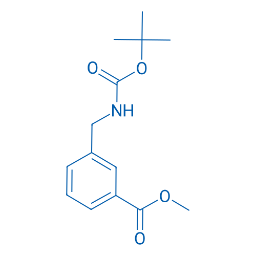 Methyl 3-(((tert-butoxycarbonyl)amino)methyl)benzoate 250mg