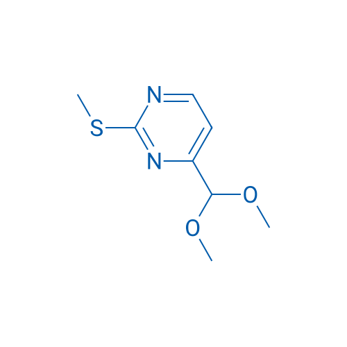 4-(Dimethoxymethyl)-2-(methylthio)pyrimidine 5g