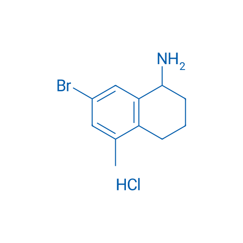 7-Bromo-5-methyl-1,2,3,4-tetrahydronaphthalen-1-amine hydrochloride 25mg