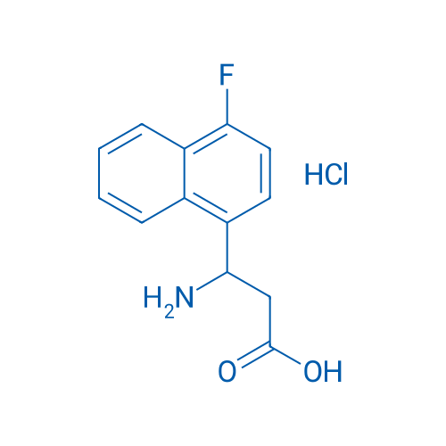 3-Amino-3-(4-fluoronaphthalen-1-yl)propanoic acid hydrochloride 250mg