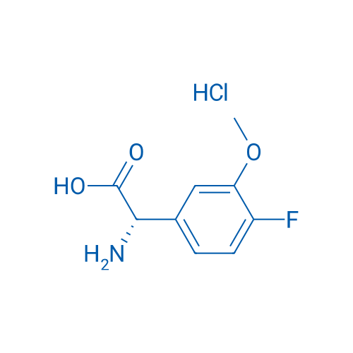 (S)-2-Amino-2-(4-fluoro-3-methoxyphenyl)acetic acid HCl 100mg