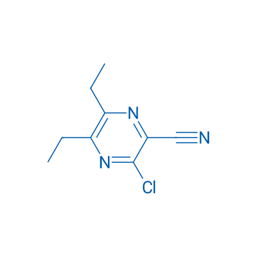 3-Chloro-5,6-diethylpyrazine-2-carbonitrile 1g