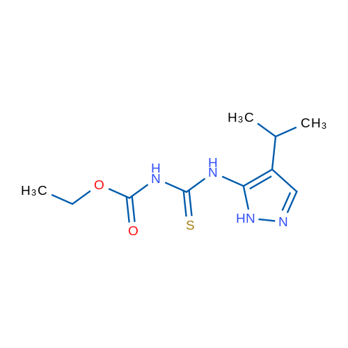 Ethyl aminon-(4-isopropyl-1H-pyrazol-5-yl)methanethiocarbamate 1g