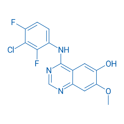 4-((3-Chloro-2,4-difluorophenyl)amino)-7-methoxyquinazolin-6-ol 250mg