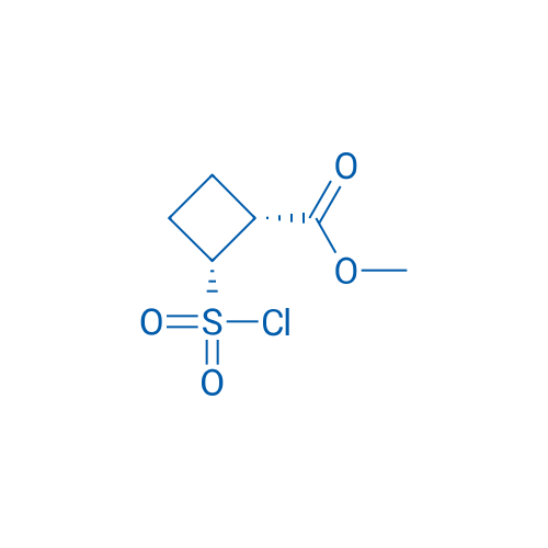 methyl (1R,2R)-2-(chlorosulfonyl)cyclobutane-1-carboxylate 100mg