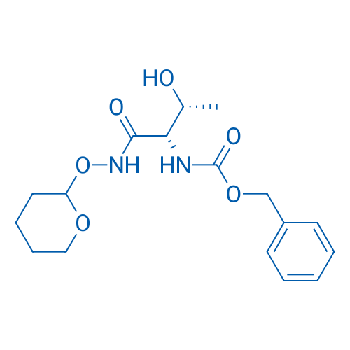 Benzyl ((2S,3R)-3-hydroxy-1-oxo-1-(((tetrahydro-2H-pyran-2-yl)oxy)amino)butan-2-yl)carbamate 5g