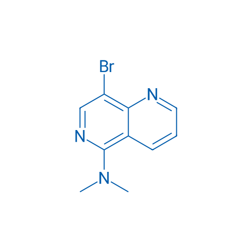 8-bromo-N,N-dimethyl-1,6-naphthyridin-5-amine 250mg