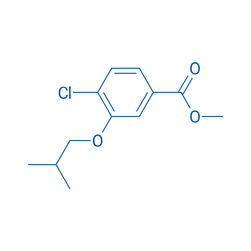 Methyl 4-chloro-3-(2-methylpropoxy)benzoate 1g
