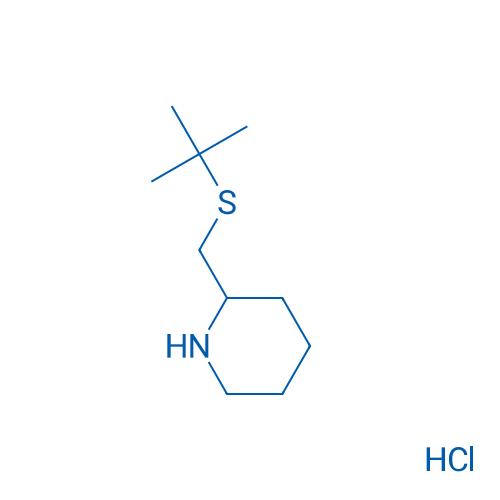 2-[(tert-butylsulfanyl)methyl]piperidine hydrochloride 1g