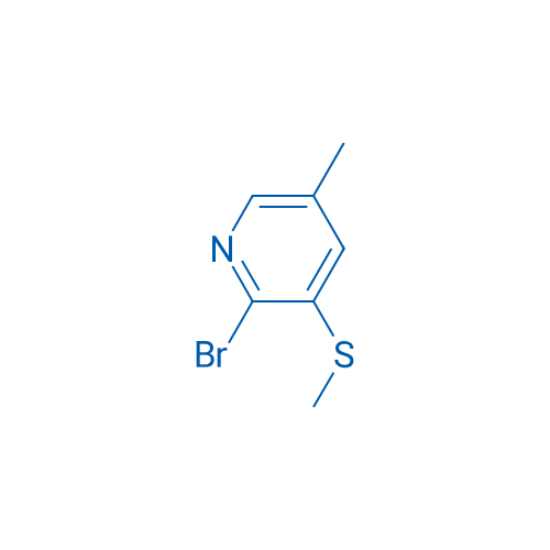 2-Bromo-5-methyl-3-(methylthio)pyridine 1g