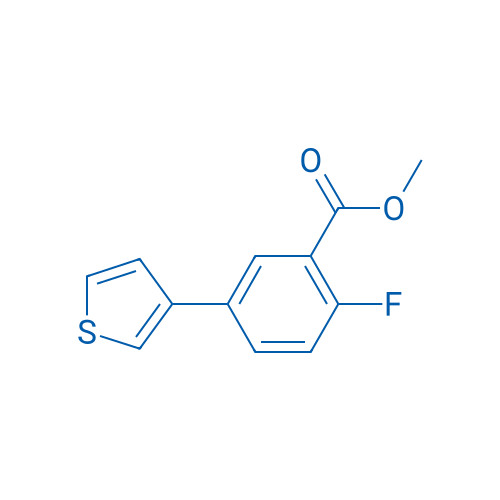 Methyl 2-fluoro-5-(thiophen-3-yl)benzoate 1g