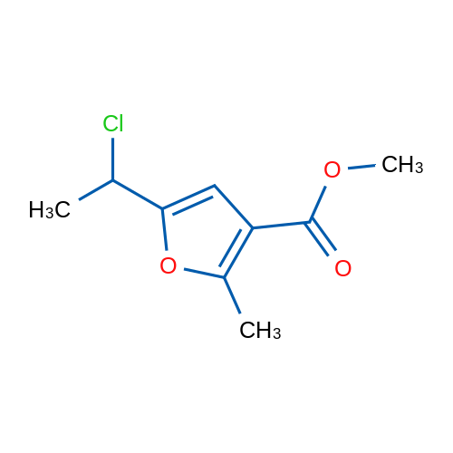 Methyl 5-(1-chloroethyl)-2-methylfuran-3-carboxylate 1g