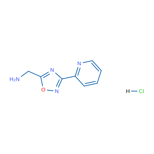 (3-(pyridin-2-yl)-1,2,4-oxadiazol-5-yl)methanamine hydrochloride 5g