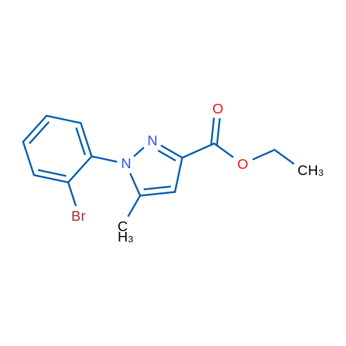 Ethyl 1-(2-bromophenyl)-5-methyl-1H-pyrazole-3-carboxylate 1g