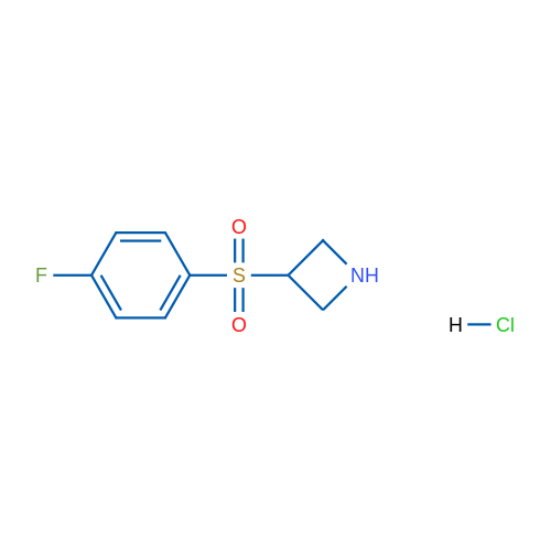 3-[(4-fluorophenyl)sulfonyl]azetidine hydrochloride 1g