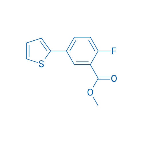 Methyl 2-fluoro-5-(thiophen-2-yl)benzoate 1g