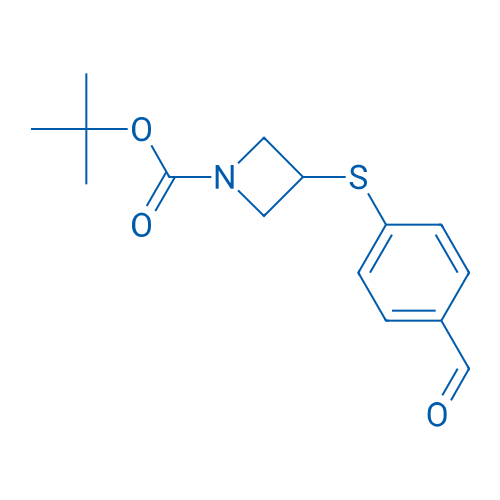 tert-Butyl 3-((4-formylphenyl)thio)azetidine-1-carboxylate 1g