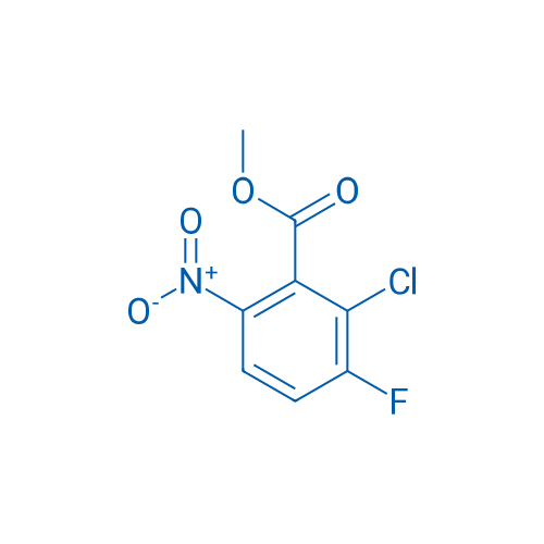 Methyl 2-chloro-3-fluoro-6-nitrobenzoate 250mg
