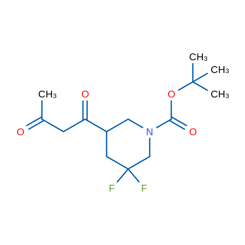 tert-Butyl 3,3-difluoro-5-(3-oxobutanoyl)piperidine-1-carboxylate 1g