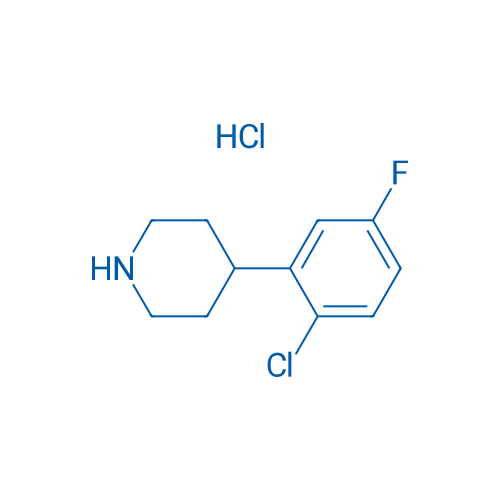 4-(2-Chloro-5-fluorophenyl)piperidine hydrochloride 250mg