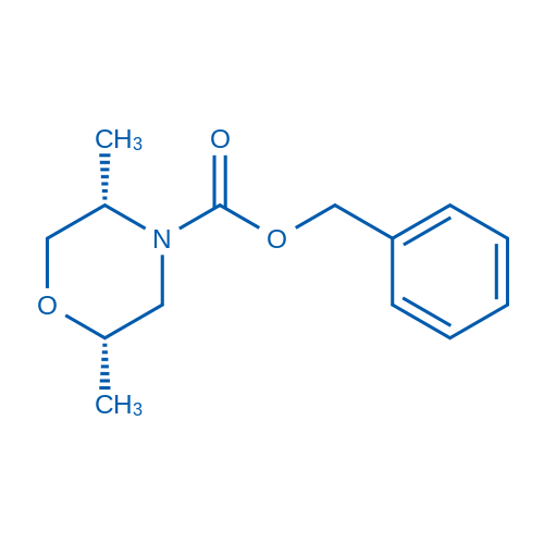 Benzyl (2S,5S)-2,5-dimethylmorpholine-4-carboxylate 250mg