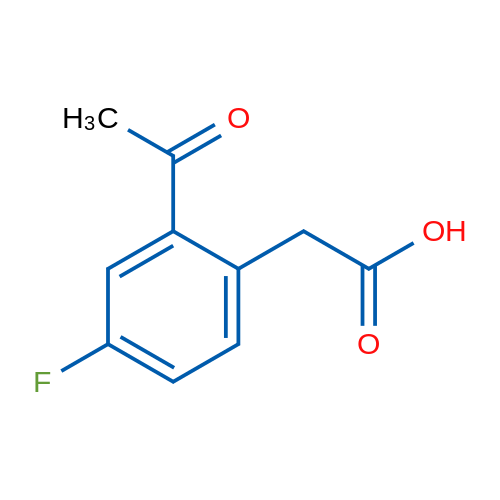 2-(2-Acetyl-4-fluorophenyl)acetic acid 1g