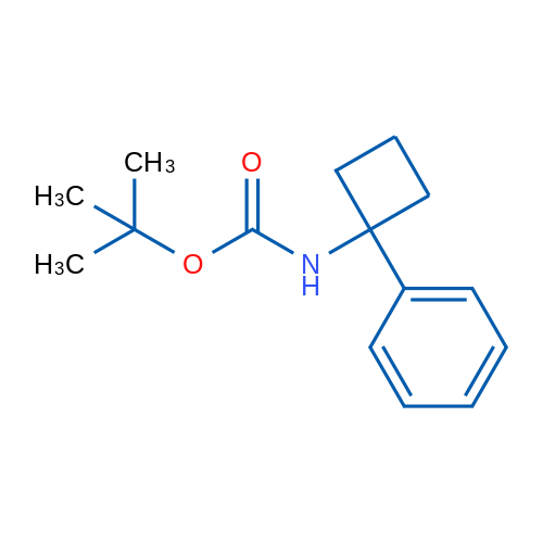 tert-Butyl (1-phenylcyclobutyl)carbamate 1g