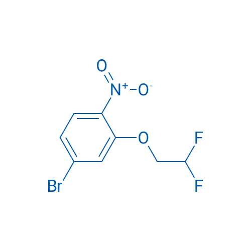 4-Bromo-2-(2,2-difluoroethoxy)nitrobenzene 1g