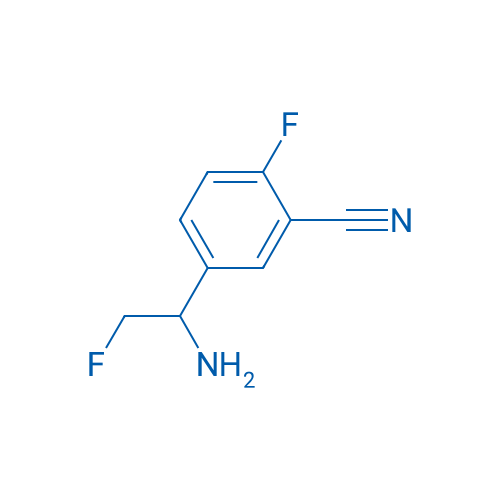 5-(1-Amino-2-fluoroethyl)-2-fluorobenzonitrile 1g
