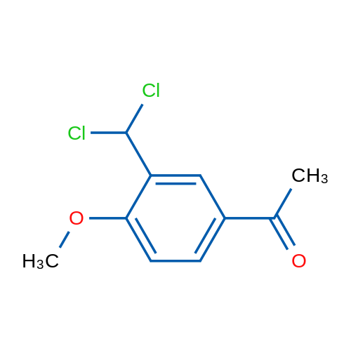 1-(3-(Dichloromethyl)-4-methoxyphenyl)ethanone 1g